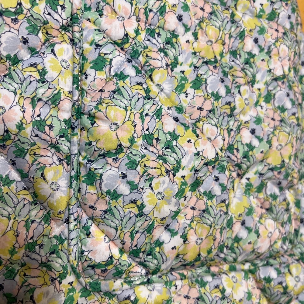 J. Crew liberty fabric Limited-edition quilted button-front mini skirt NWOT  14 - Picture 6 of 14